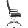 image:imageFlash Furniture Hansel High Back Black LeatherSoft Contemporary Panel Executive Swivel Office ChairBlack