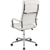 image:imageFlash Furniture Hansel High Back Black LeatherSoft Contemporary Panel Executive Swivel Office ChairWhite