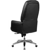 image:imageFlash Furniture Hansel High Back Traditional Tufted White LeatherSoft Multifunction Executive Swivel Ergonomic Office Chair with ArmsBlack