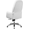 image:imageFlash Furniture Hansel High Back Traditional Tufted White LeatherSoft Multifunction Executive Swivel Ergonomic Office Chair with ArmsWhite
