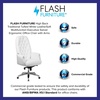 image:imageFlash Furniture Hansel High Back Traditional Tufted White LeatherSoft Multifunction Executive Swivel Ergonomic Office Chair with ArmsWhite