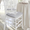 image:imageFlash Furniture Hard Gold Vinyl Chiavari Chair CushionSilver Vinyl