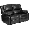 image:imageFlash Furniture Harmony Series Black LeatherSoft Loveseat with Two BuiltIn ReclinersBlack Leathersoft