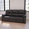 image:imageFlash Furniture Harmony Series Black LeatherSoft Loveseat with Two BuiltIn ReclinersBlack Leathersoft