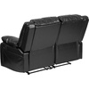 image:imageFlash Furniture Harmony Series Black LeatherSoft Loveseat with Two BuiltIn ReclinersBlack Leathersoft