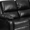 image:imageFlash Furniture Harmony Series Black LeatherSoft Loveseat with Two BuiltIn ReclinersBlack Leathersoft