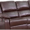 image:imageFlash Furniture Harmony Series Black LeatherSoft Loveseat with Two BuiltIn ReclinersBrown Leathersoft