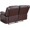 image:imageFlash Furniture Harmony Series Black LeatherSoft Loveseat with Two BuiltIn ReclinersBrown Leathersoft