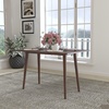 image:imageFlash Furniture Hatfield MidCentury Modern Dining Table  Dark Walnut Engineered Wood Kitchen Table  47 Inches  Tapered Wood Legs  Seats up to 4 Adults
