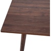 image:imageFlash Furniture Hatfield MidCentury Modern Dining Table  Dark Walnut Engineered Wood Kitchen Table  47 Inches  Tapered Wood Legs  Seats up to 4 Adults