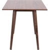 image:imageFlash Furniture Hatfield MidCentury Modern Dining Table  Dark Walnut Engineered Wood Kitchen Table  47 Inches  Tapered Wood Legs  Seats up to 4 Adults