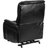 image:imageFlash Furniture Hercules  Cognac LeatherSoft Power Lift Recliner for ElderlyBlack Leathersoft