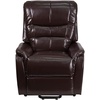 image:imageFlash Furniture Hercules  Cognac LeatherSoft Power Lift Recliner for ElderlyBrown Leathersoft