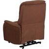 image:imageFlash Furniture Hercules  Cognac LeatherSoft Power Lift Recliner for ElderlyBrown Microfiber