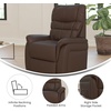 image:imageFlash Furniture Hercules  Cognac LeatherSoft Power Lift Recliner for ElderlyCognac Leathersoft
