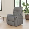 image:imageFlash Furniture Hercules  Cognac LeatherSoft Power Lift Recliner for ElderlyGray Leathersoft
