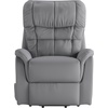 image:imageFlash Furniture Hercules  Cognac LeatherSoft Power Lift Recliner for ElderlyGray Leathersoft