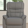 image:imageFlash Furniture Hercules  Cognac LeatherSoft Power Lift Recliner for ElderlyGray Leathersoft