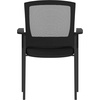 image:imageFlash Furniture Hercules Commercial Stacking Side Chair for Lobby or Reception Use with Breathable Mesh Backrest and Powder Coated Steel Frame with Armrests in Black