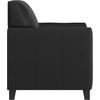 image:imageFlash Furniture Hercules Diplomat Series LeatherSoft Upholstered Side Reception Chair Lobby Chair with Cushions and Flared Arms BlackBlack