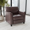 image:imageFlash Furniture Hercules Diplomat Series LeatherSoft Upholstered Side Reception Chair Lobby Chair with Cushions and Flared Arms BlackBrown