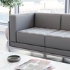 image:imageFlash Furniture Hercules Imagination Series Contemporary Gray Leathersoft Middle ChairGrey