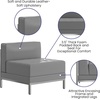 image:imageFlash Furniture Hercules Imagination Series Contemporary Gray Leathersoft Middle ChairGrey