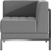 image:imageFlash Furniture Hercules Imagination Series Contemporary Gray Leathersoft Middle ChairGrey