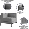 image:imageFlash Furniture Hercules Imagination Series Contemporary Gray Leathersoft Middle ChairGrey