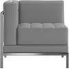 image:imageFlash Furniture Hercules Imagination Series Contemporary Gray Leathersoft Middle ChairGrey