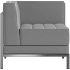 image:imageFlash Furniture Hercules Imagination Series Contemporary Gray Leathersoft Middle ChairGrey