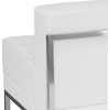 image:imageFlash Furniture Hercules Imagination Series Contemporary Gray Leathersoft Middle ChairMelrose White