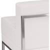 image:imageFlash Furniture Hercules Imagination Series Contemporary Gray Leathersoft Middle ChairMelrose White