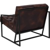 image:imageFlash Furniture Hercules Madison Series Bomber Jacket LeatherSoft Tufted Lounge Chair Tufted Retro Accent Chair for Living Room or Office BrownBlackBomber Jacket