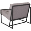 image:imageFlash Furniture Hercules Madison Series Bomber Jacket LeatherSoft Tufted Lounge Chair Tufted Retro Accent Chair for Living Room or Office BrownBlackRetro Light Gray