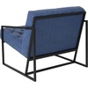 image:imageFlash Furniture Hercules Madison Series Bomber Jacket LeatherSoft Tufted Lounge Chair Tufted Retro Accent Chair for Living Room or Office BrownBlackRetro Blue