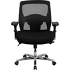 image:imageFlash Furniture Hercules Series Big amp Tall Swivel Office and Gaming Chair Ergonomic Mesh Office Chair with Padded Seat and Ratchet Back Black