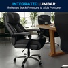 image:imageFlash Furniture Hercules Series HighBack Swivel LeatherSoft Office Chair Ergonomic Executive Chair with Headrest and Adjustable Height BlackBlack