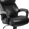 image:imageFlash Furniture Hercules Series HighBack Swivel LeatherSoft Office Chair Ergonomic Executive Chair with Headrest and Adjustable Height BlackBlack