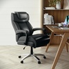 image:imageFlash Furniture Hercules Series HighBack Swivel LeatherSoft Office Chair Ergonomic Executive Chair with Headrest and Adjustable Height BlackBlack