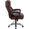 image:imageFlash Furniture Hercules Series HighBack Swivel LeatherSoft Office Chair Ergonomic Executive Chair with Headrest and Adjustable Height BlackBrown