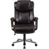 image:imageFlash Furniture Hercules Series HighBack Swivel LeatherSoft Office Chair Ergonomic Executive Chair with Headrest and Adjustable Height BlackBrown