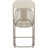 image:imageFlash Furniture Hercules Series Plastic Folding Chair Brown  10 Pack 650LB Weight Capacity Comfortable Event ChairLightweight Folding ChairBeige