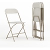image:imageFlash Furniture Hercules Series Plastic Folding Chair Brown  10 Pack 650LB Weight Capacity Comfortable Event ChairLightweight Folding ChairBeige