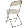 image:imageFlash Furniture Hercules Series Plastic Folding Chair Brown  10 Pack 650LB Weight Capacity Comfortable Event ChairLightweight Folding ChairBeige