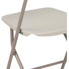 image:imageFlash Furniture Hercules Series Plastic Folding Chair Brown  10 Pack 650LB Weight Capacity Comfortable Event ChairLightweight Folding ChairBeige