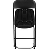 image:imageFlash Furniture Hercules Series Plastic Folding Chair Brown  10 Pack 650LB Weight Capacity Comfortable Event ChairLightweight Folding ChairBlack