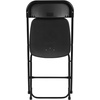 image:imageFlash Furniture Hercules Series Plastic Folding Chair Brown  10 Pack 650LB Weight Capacity Comfortable Event ChairLightweight Folding ChairBlack