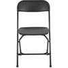 image:imageFlash Furniture Hercules Series Plastic Folding Chair Brown  10 Pack 650LB Weight Capacity Comfortable Event ChairLightweight Folding ChairBlack
