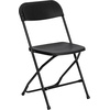 image:imageFlash Furniture Hercules Series Plastic Folding Chair Brown  10 Pack 650LB Weight Capacity Comfortable Event ChairLightweight Folding ChairBlack